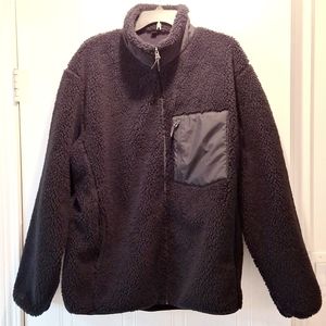 Fleece Jacket - Uniqlo - Black - Full zip - pockets - Brand new - Unisex